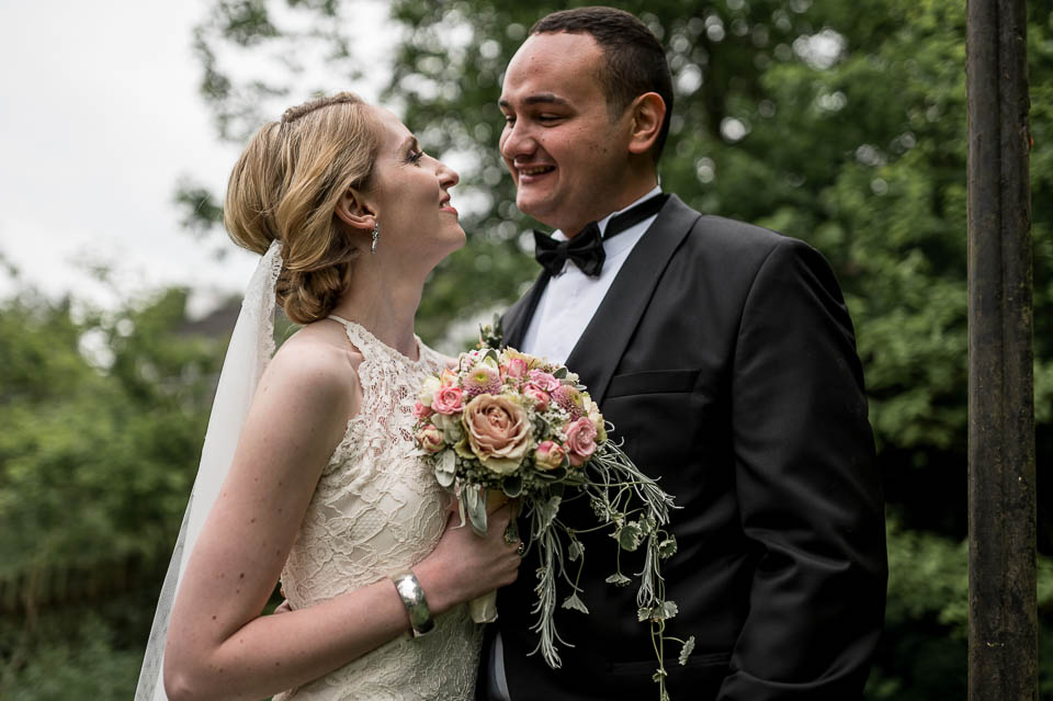 Hochzeitsportrait an der Fürst Bismarck Mühle, Aumühle bei Hamburg