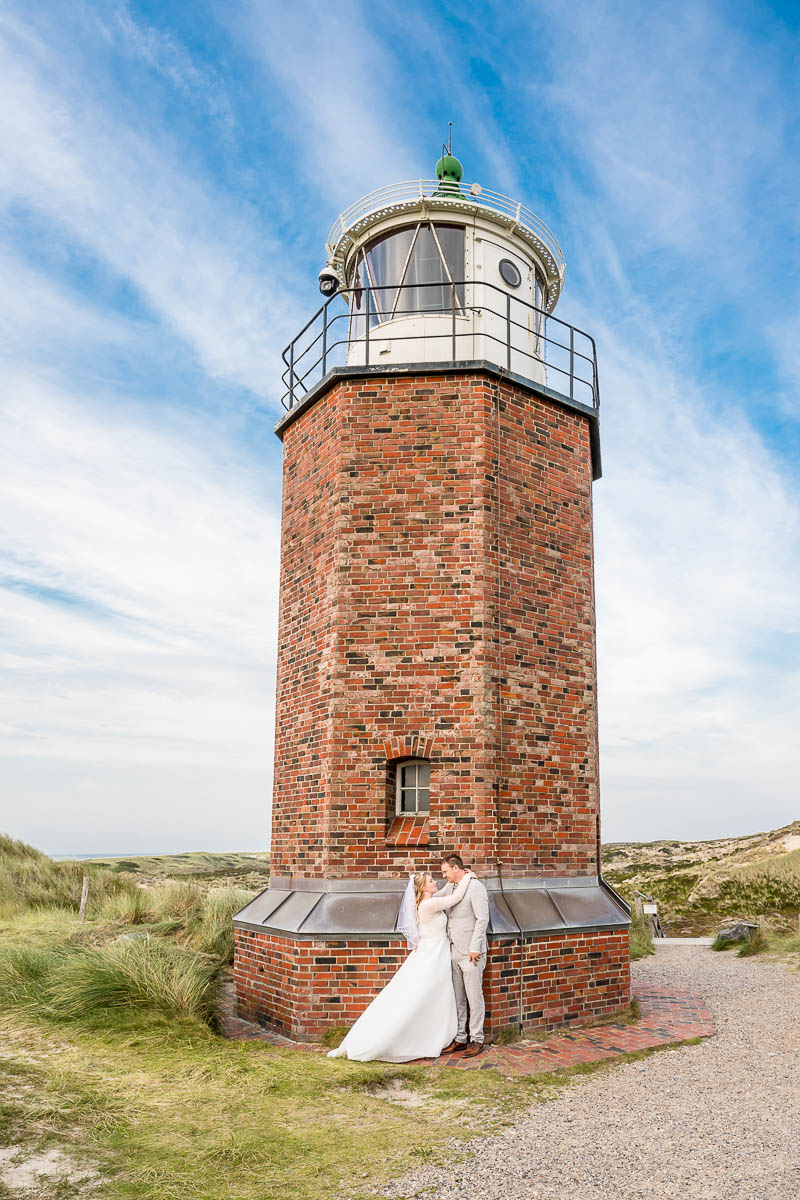 Hochzeitsfotograf Sylt Leuchtturm Keitum
