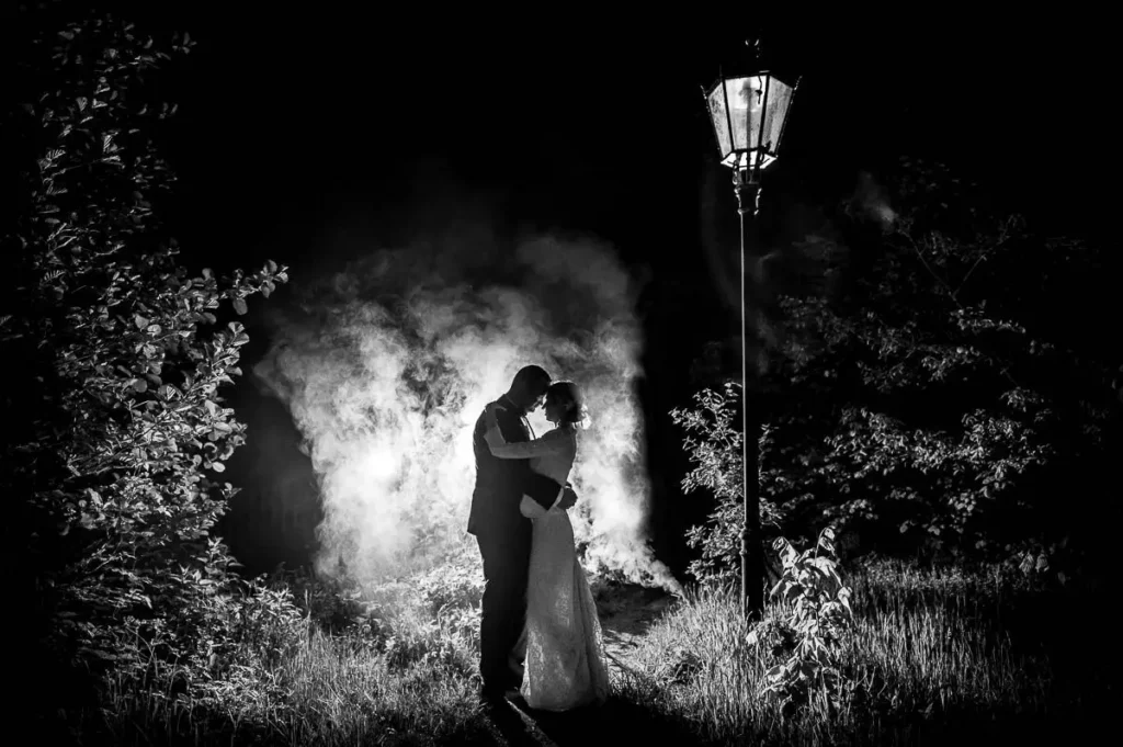 Hochzeitsfotograf Hamburg Brautpaarportrait Nightshot Epic-Shot