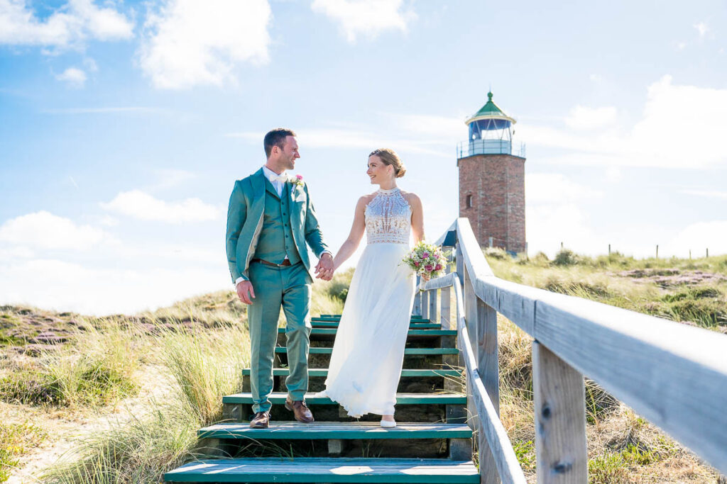 Afterweddingshooting auf Sylt in Kampen