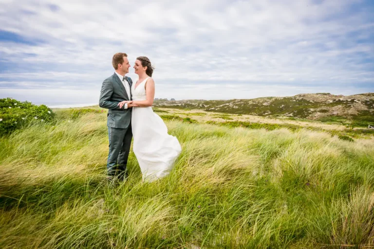 Hochzeitsfotograf auf Sylt Hochzeitsportrait in der Sylter Dünenlandschaft
